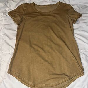 Lululemon Mustard Yellow T-Shirt